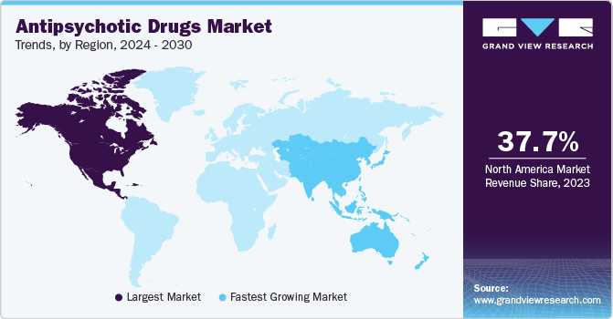 Antipsychotic Drugs Market Trends by Region, 2024 - 2030