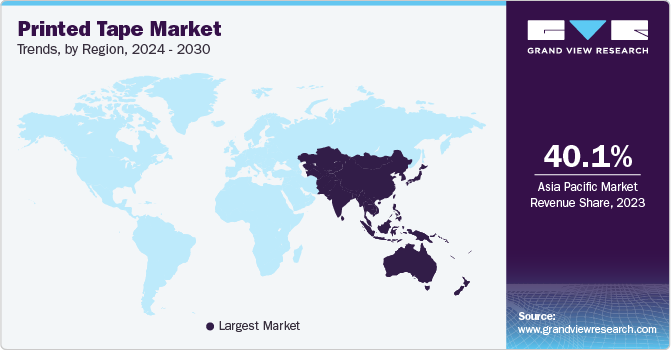 Printed Tape Market Trends, by Region, 2024 - 2030